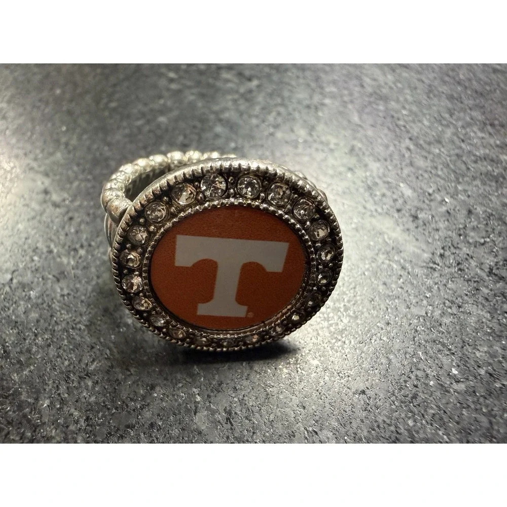 University of Tennessee Vols Fan Jewelry‎ Lot Ring Necklace Bear Brooch Pin 1998